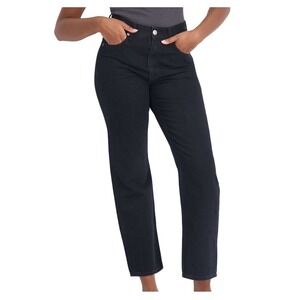 Aero Women's High Rise Baggy Jean 16 Black